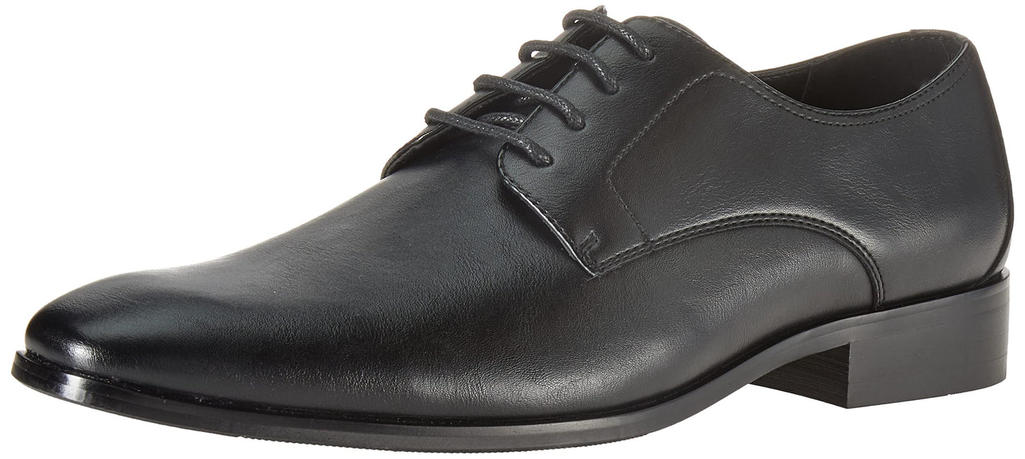 Amazon Essentials Men's Derby Shoe, Black, 10