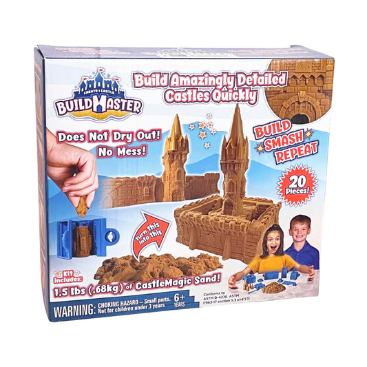 Indoor Sandcastle Play Kit with 20 Pieces