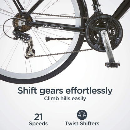 Schwinn Discover Hybrid Bike with 21 Speeds