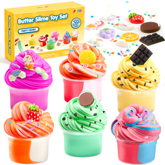 JOYIN 6 Pack Butter Slime for Kids