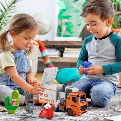 Garbage Truck Toy with Lights and Sounds