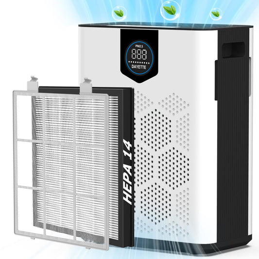 DAYETTE H14 HEPA Air Purifier for Large Rooms