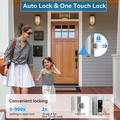 Smart Fingerprint Door Lock with Keyless Entry
