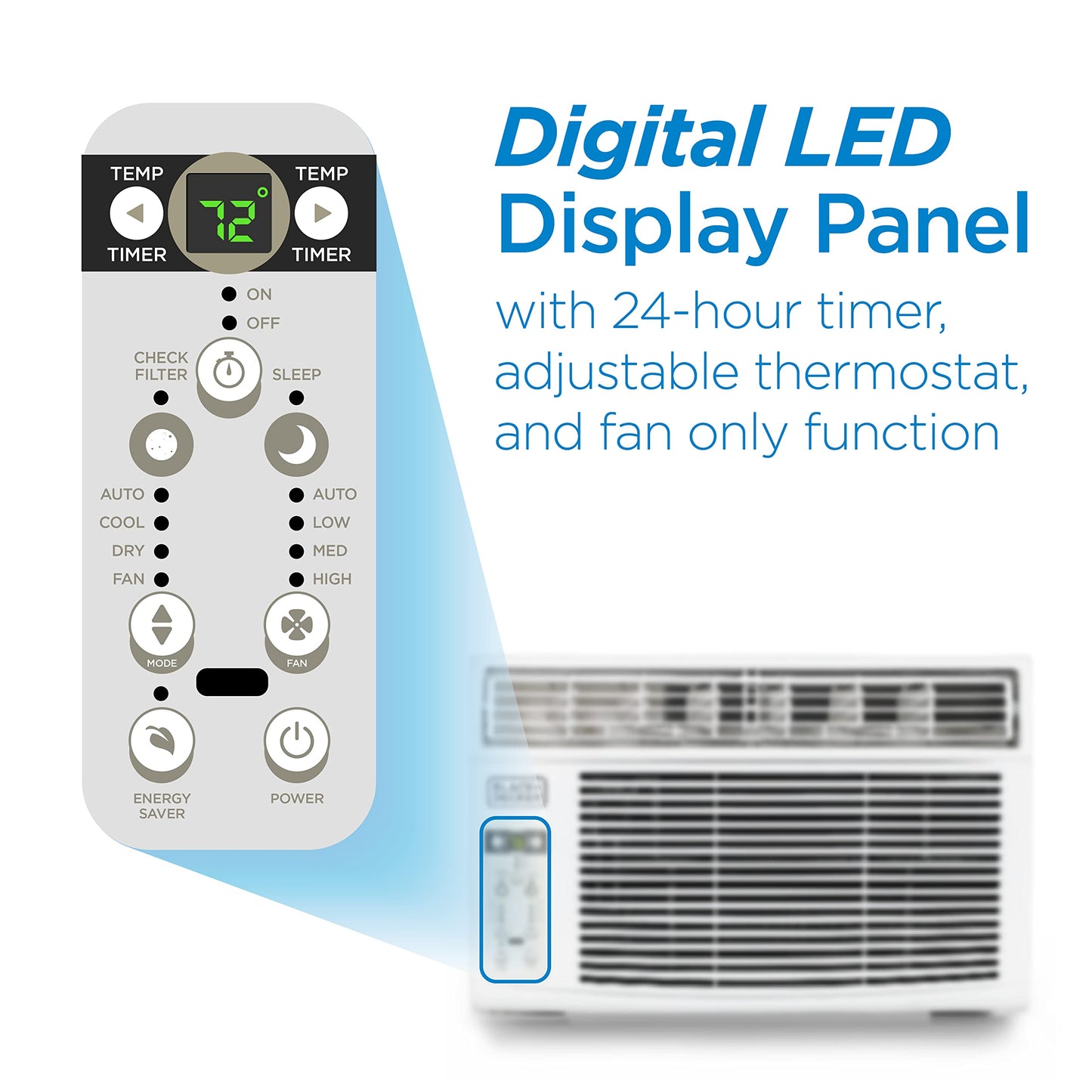 BLACK+DECKER 14500 BTU Window Air Conditioner