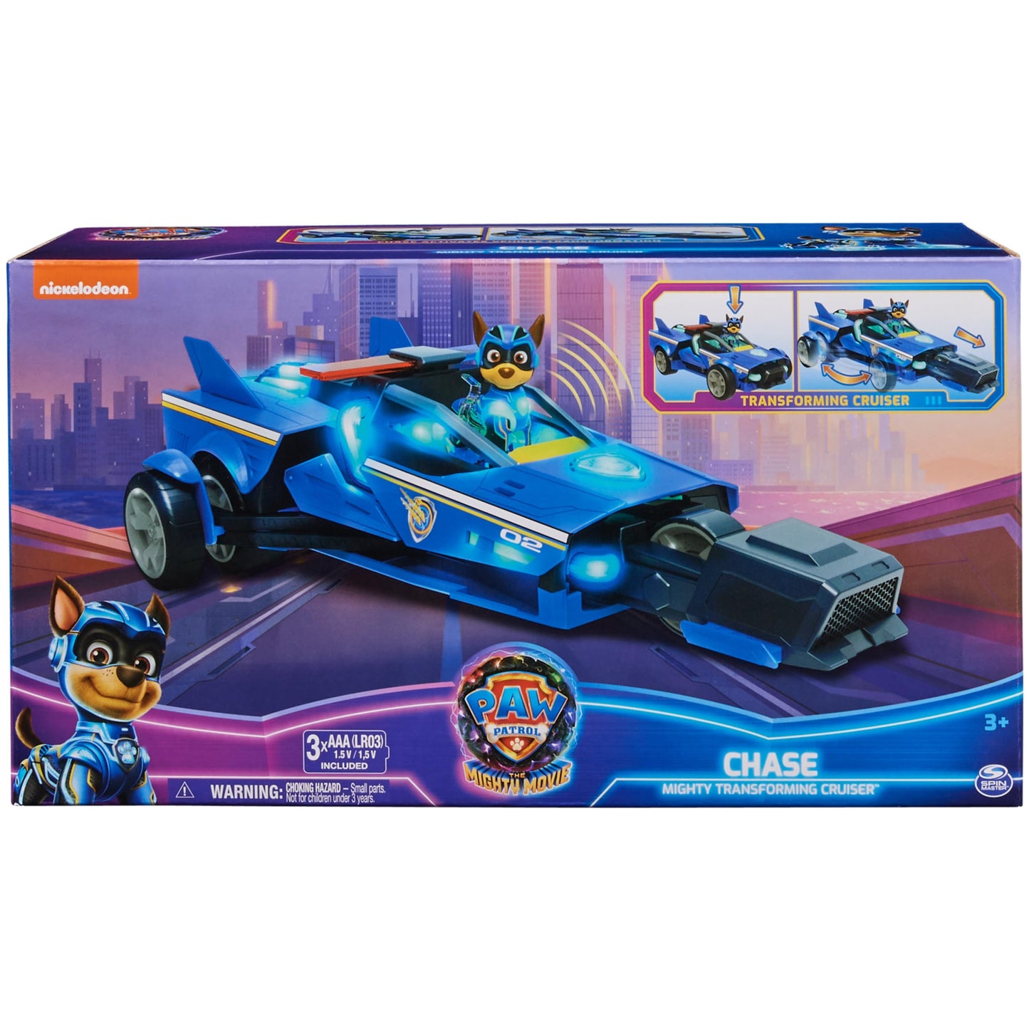 Paw Patrol Mighty Movie Chase Cruiser & Figure