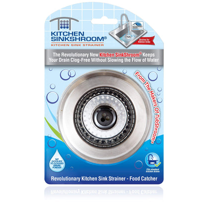SinkShroom Clog-Free Stainless Steel Sink Strainer