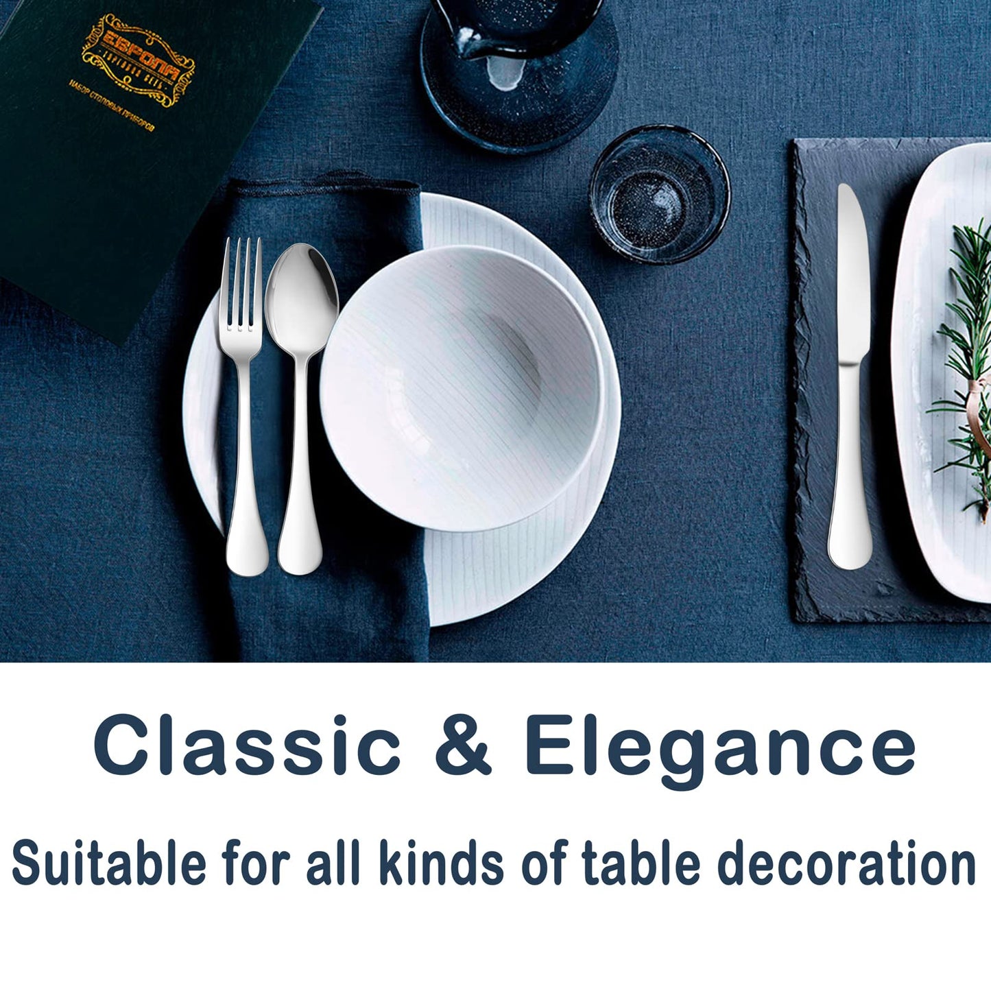 20-Piece HaWare Stainless Steel Flatware Set