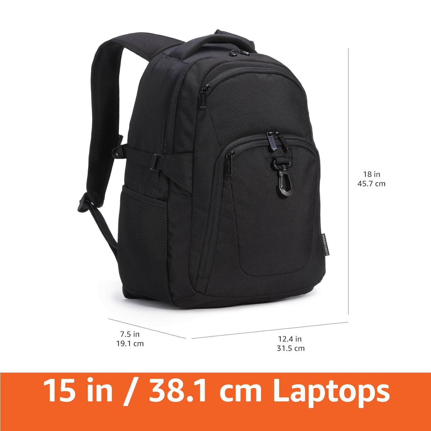 Amazon Basics 15.6" Laptop Travel Backpack