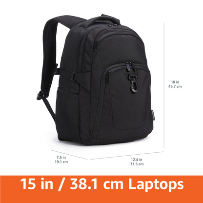 Amazon Basics 15.6" Laptop Travel Backpack