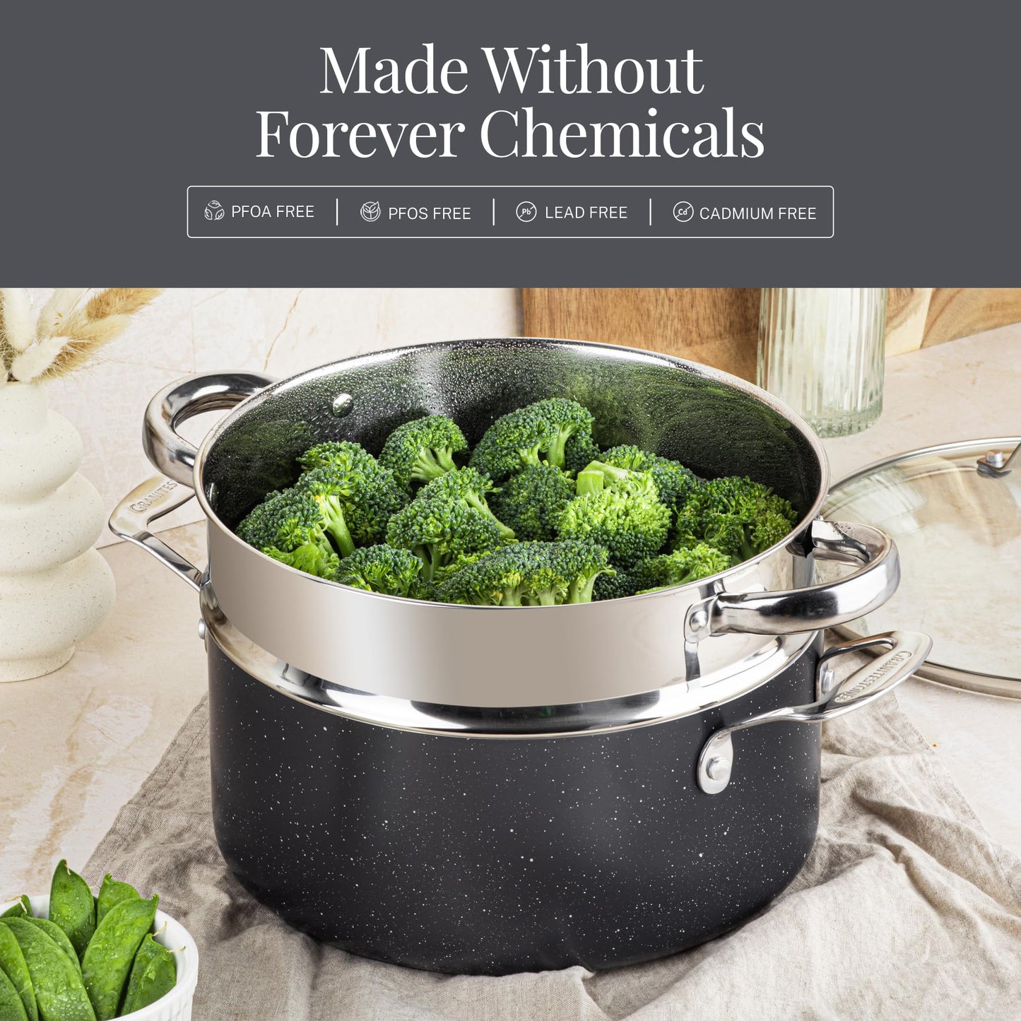 20-Piece Granitestone Nonstick Cookware Set