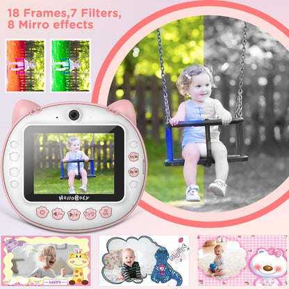HelloBaby Instant Print Kids Camera - Pink