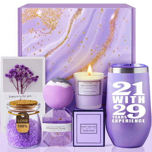 Funny 50th Birthday Gift Basket for Women