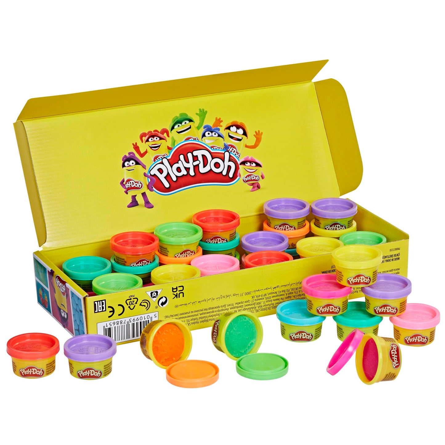 Play-Doh Bulk 42-Pack Cans for Kids Crafts