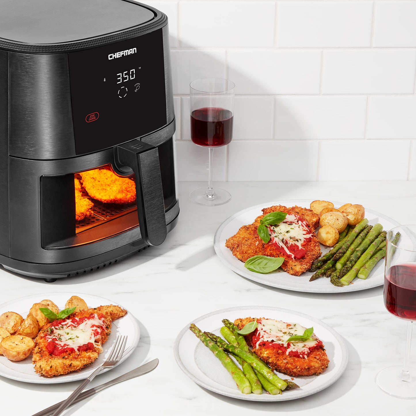8 Qt Chefman Easy View Air Fryer