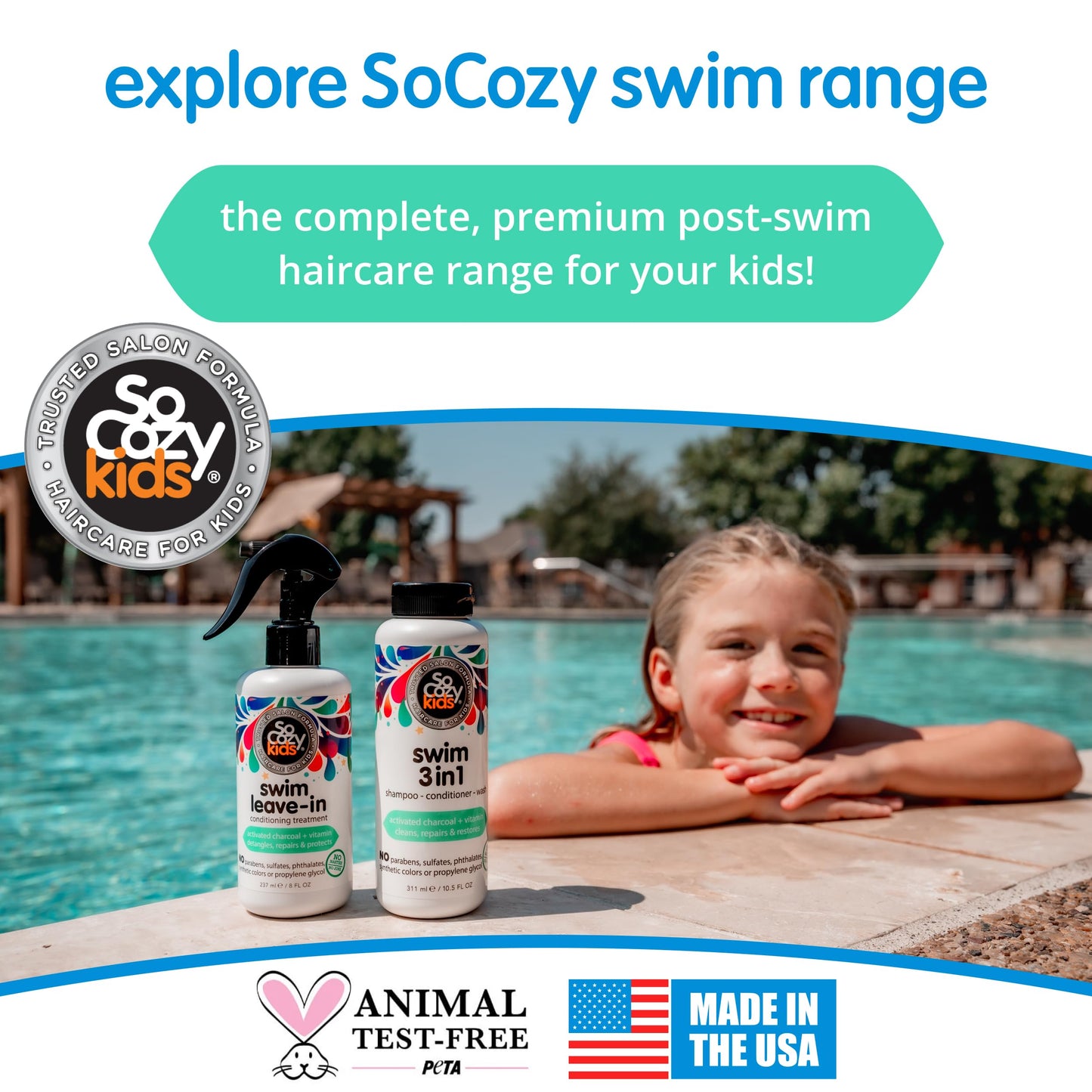 SoCozy Kids Leave-In Conditioner Spray, 2-Pack