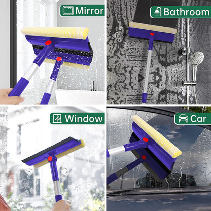 Window Squeegee with 60" Long Handle