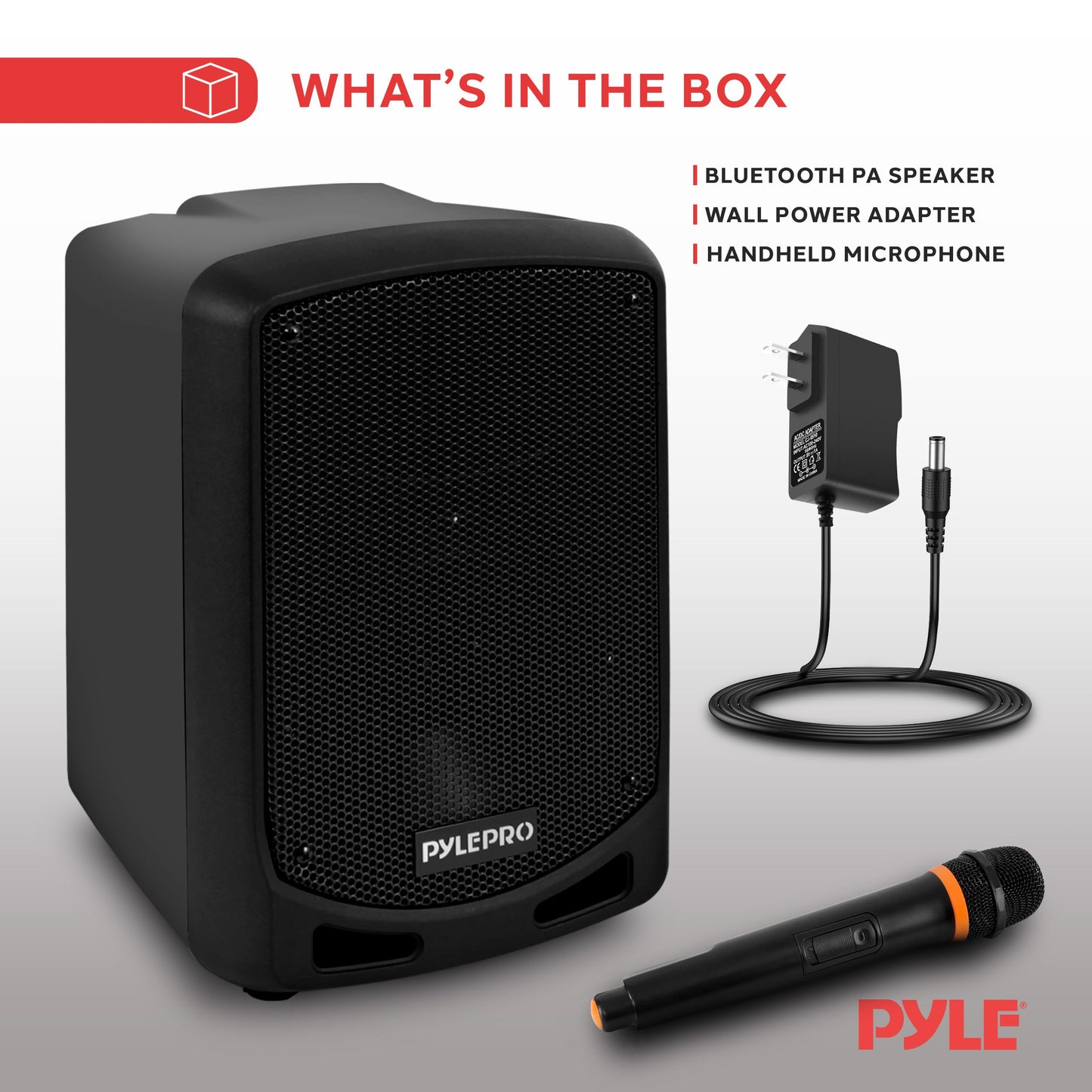 Pyle Portable Bluetooth Karaoke PA Speaker System