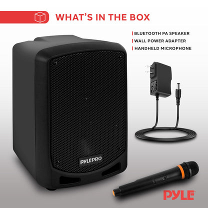 Pyle Portable Bluetooth Karaoke PA Speaker System