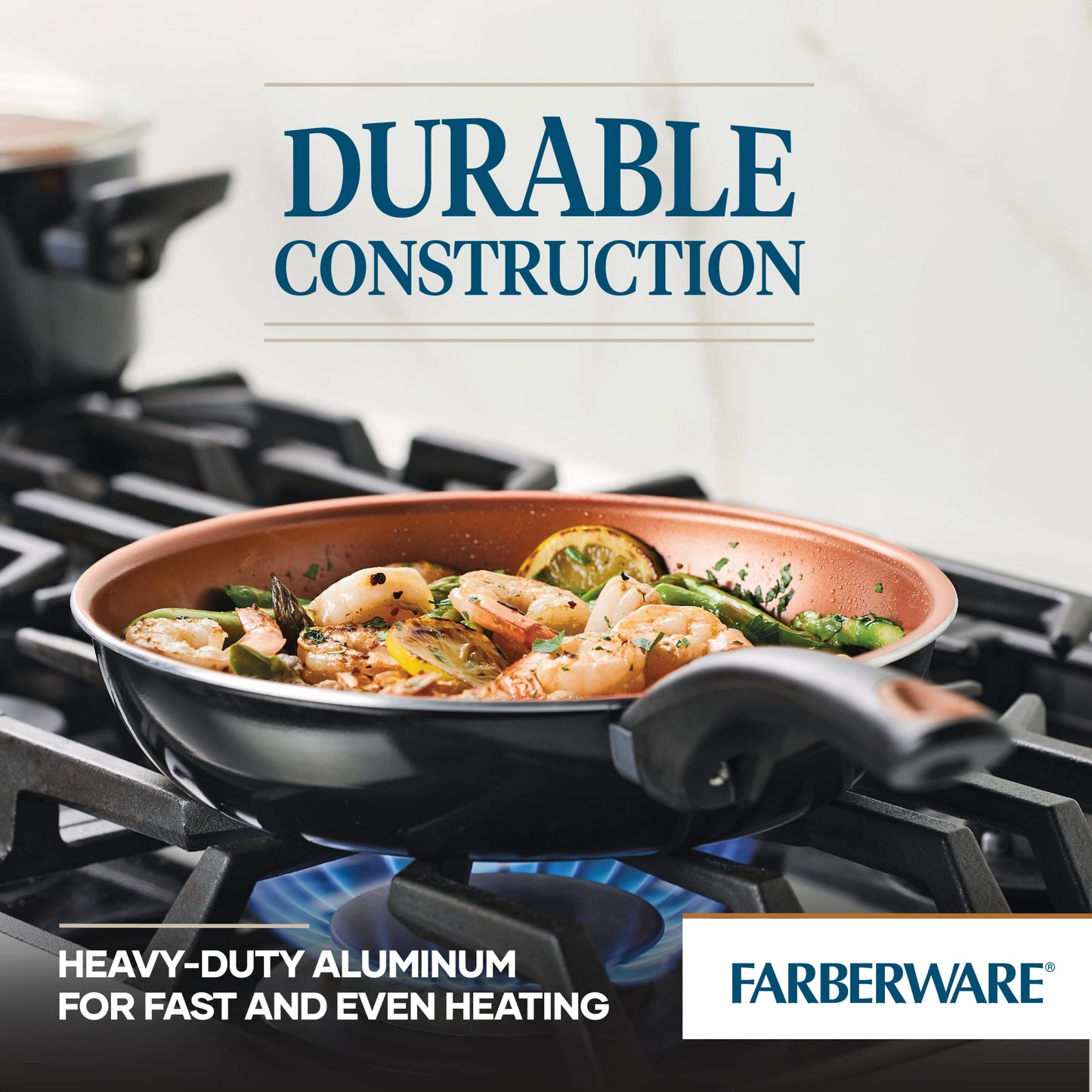 Farberware 10-Inch Nonstick Frying Pan, Black