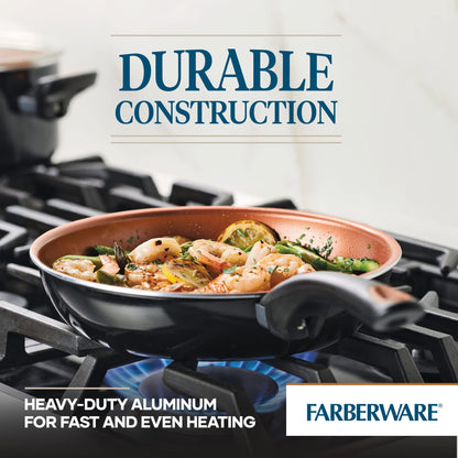 Farberware 10-Inch Nonstick Frying Pan, Black