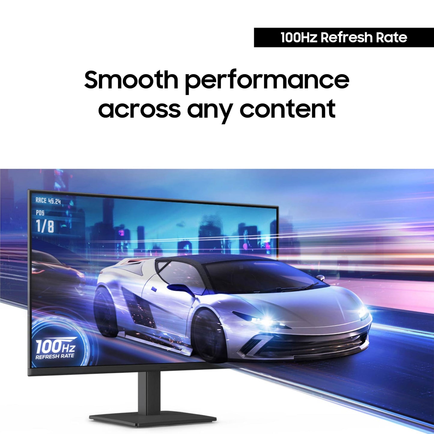 SAMSUNG 24" IPS Monitor with 100Hz Refresh Rate