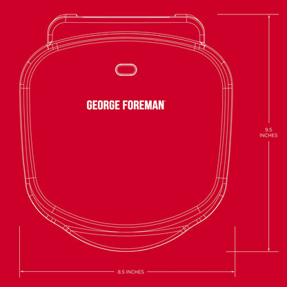 George Foreman Compact Indoor Grill and Panini Press