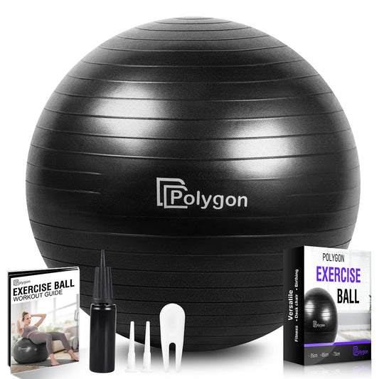 Polygon Anti-Burst Fitness Yoga Ball - 65CM