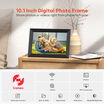 10.1" WiFi Digital Picture Frame with Touch Screen
