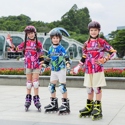 Kids Inline Skates for Girls Roller Blades Boys, Adjustable Inline Skates Kids Roller Blades with Light up Skate Wheels Fun Illuminating Beginner Skating Shoes