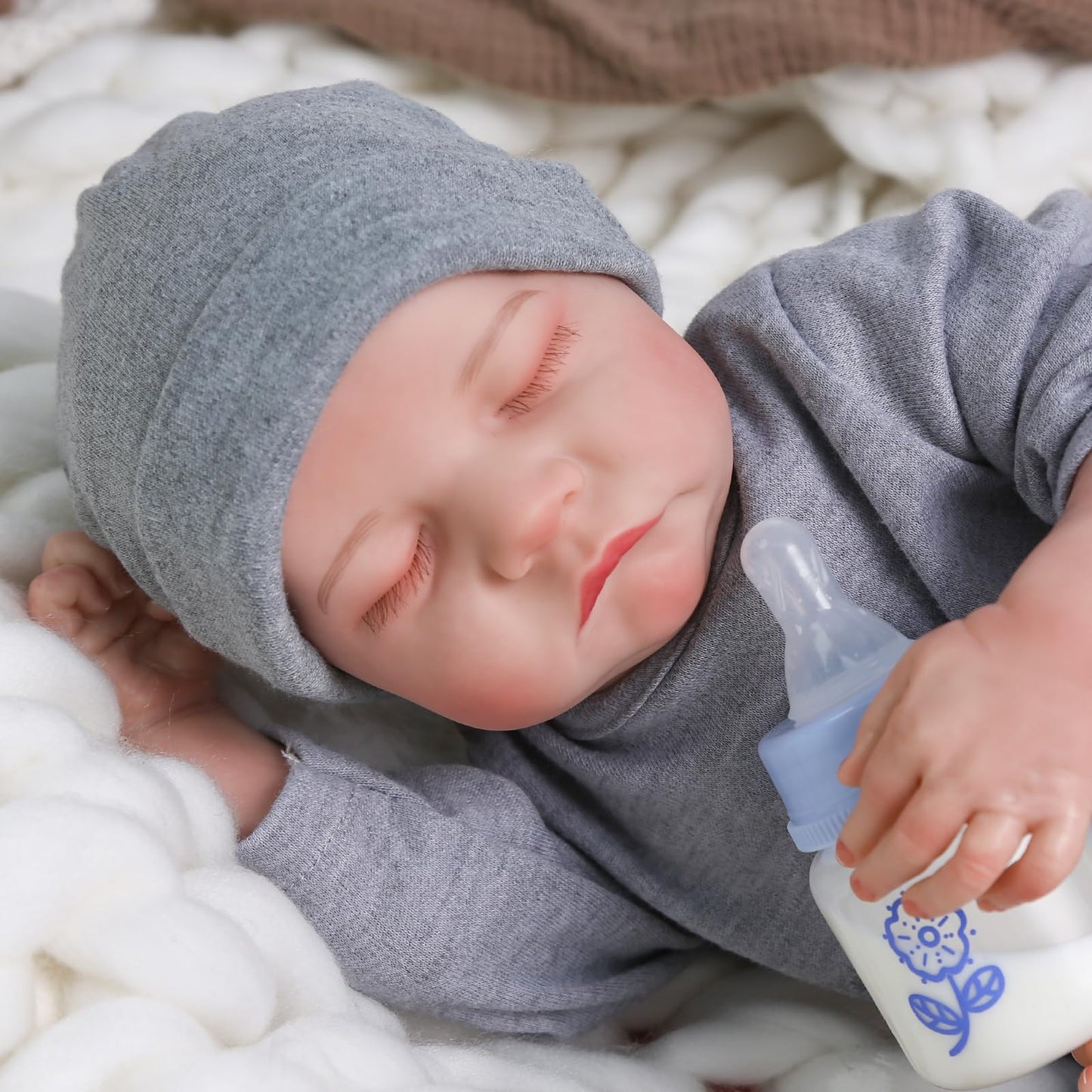 Reborn Baby Doll Boy with Accessories for Kids