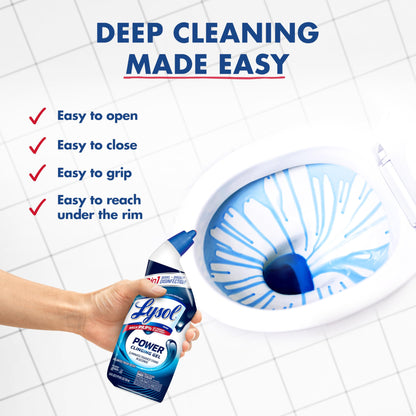 Lysol Toilet Bowl Cleaner Clinging Gel, 24 oz