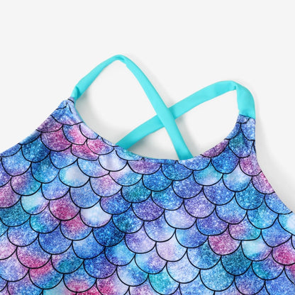 PATPAT Girls 2-Piece Tankini Swimsuit Set