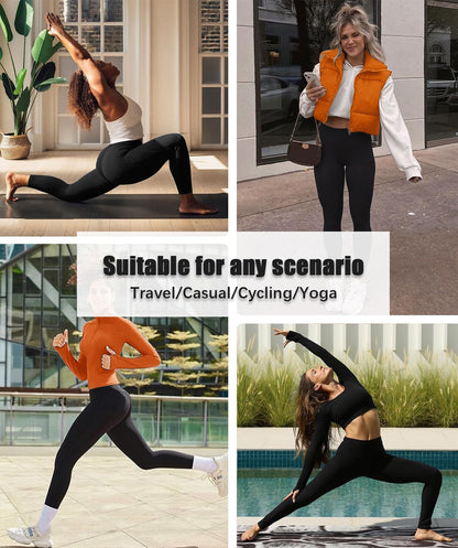4 Pack High Waisted Leggings with Pockets