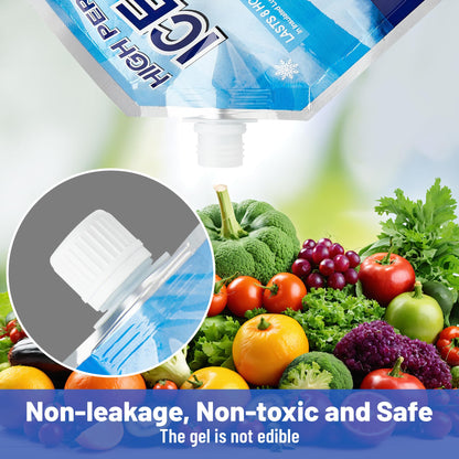 Reusable Ice Packs for Coolers and Lunch Boxes