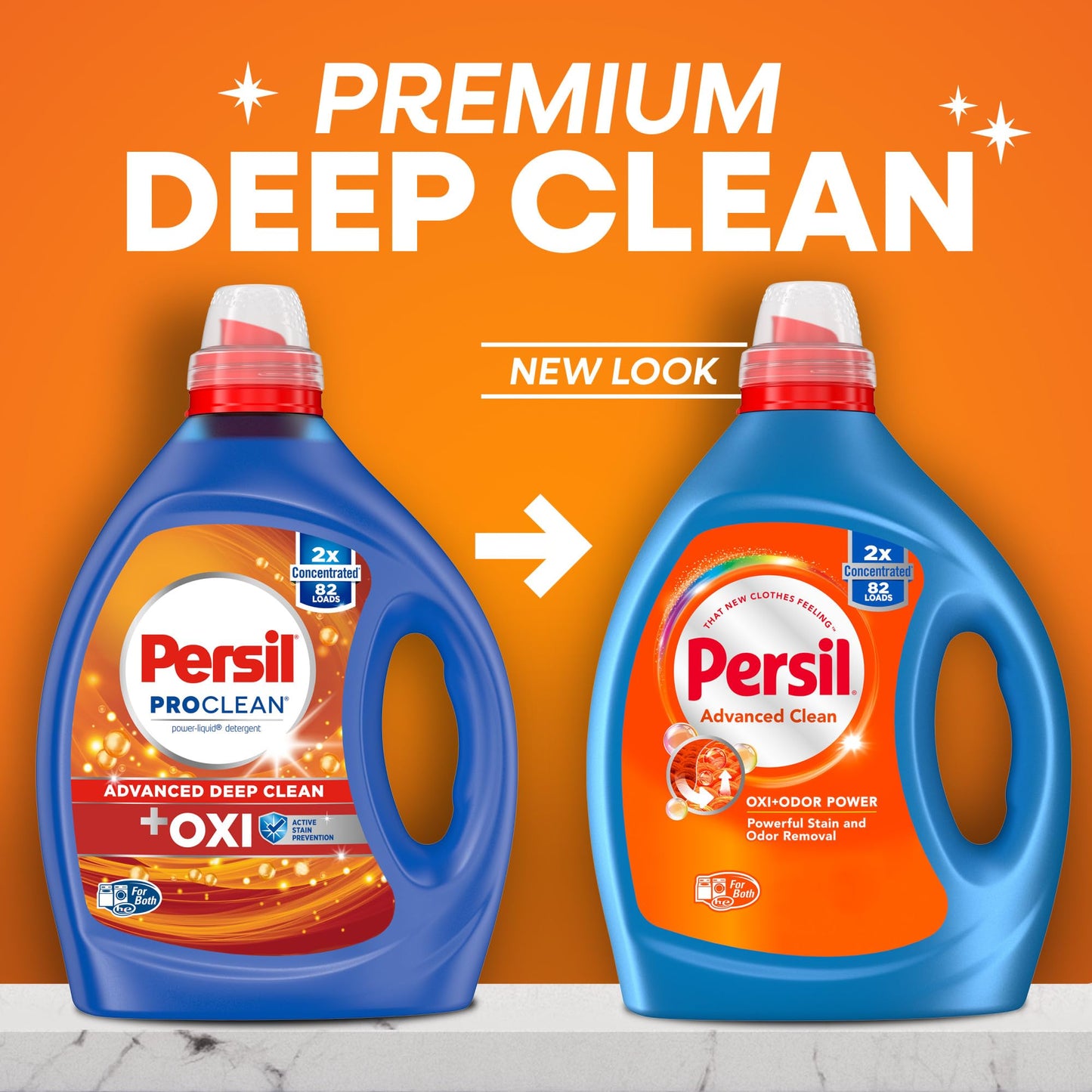 Persil Oxi+Odor Liquid Laundry Detergent, 82 Loads