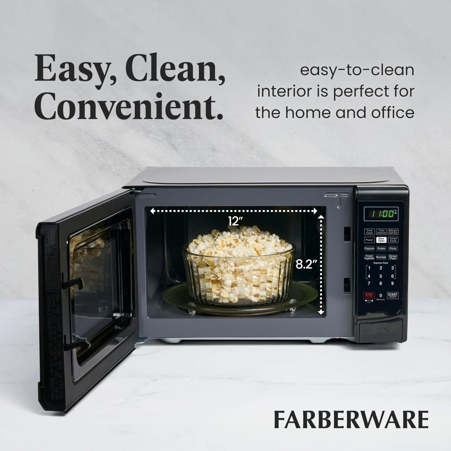 Farberware 0.7 Cu. Ft. Countertop Microwave Oven