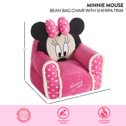 Minnie Mouse Pink Bean Bag Chair for Kids