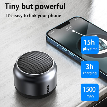 Portable Waterproof Bluetooth Shower Speaker - 15 Hours Playtime