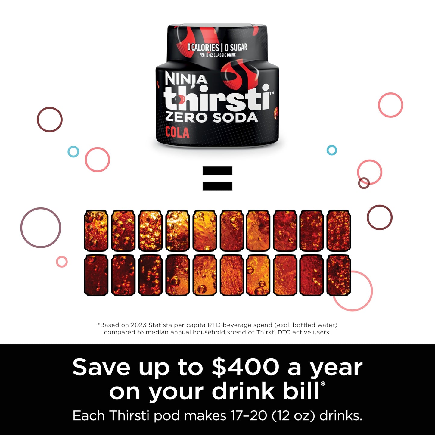 Ninja Soda Maker for Sparkling Drinks & Flavors