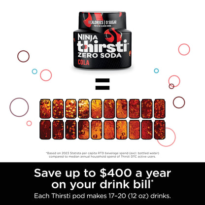 Ninja Soda Maker for Sparkling Drinks & Flavors