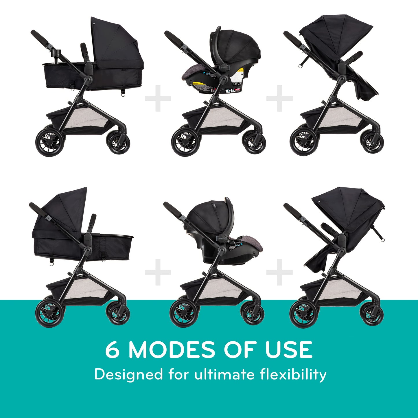 Evenflo Modular Travel System with Infant Car Seat