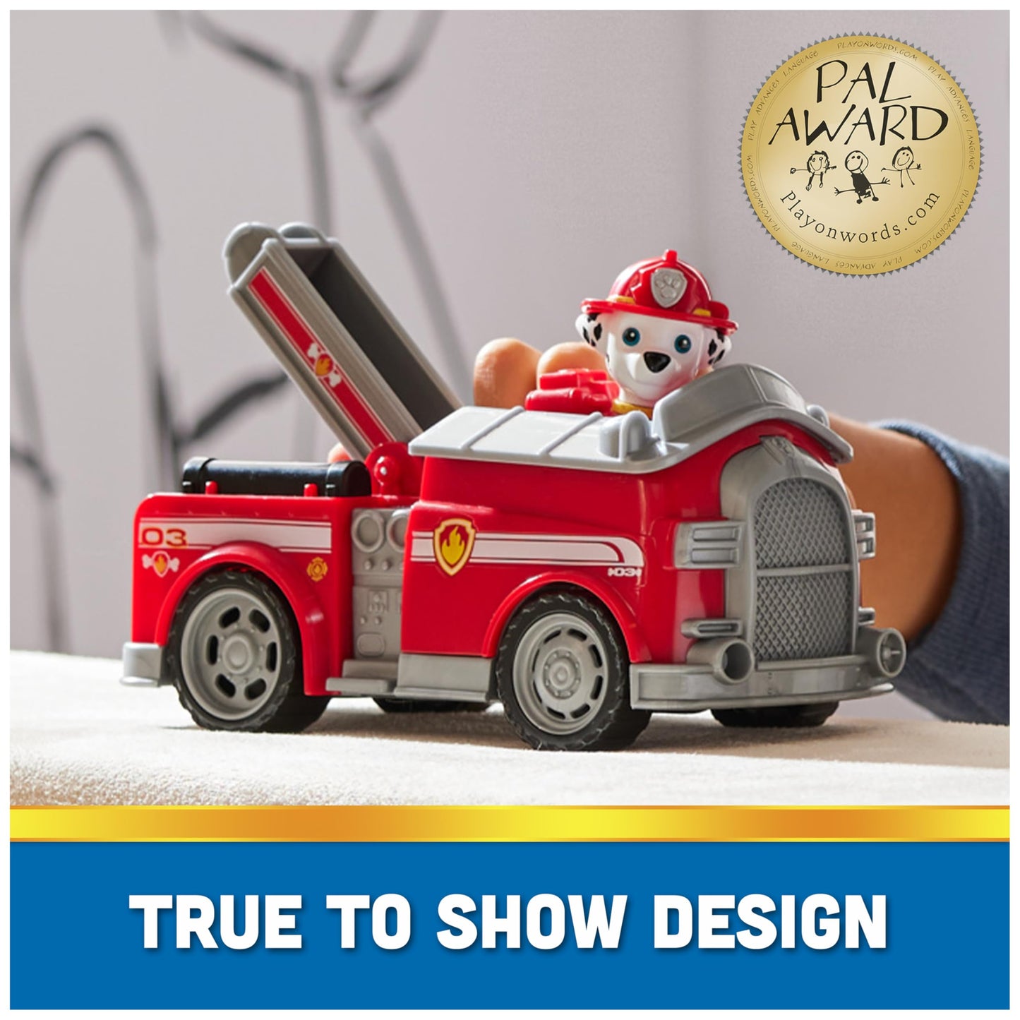 Paw Patrol Marshall's Firetruck Toy with Figure