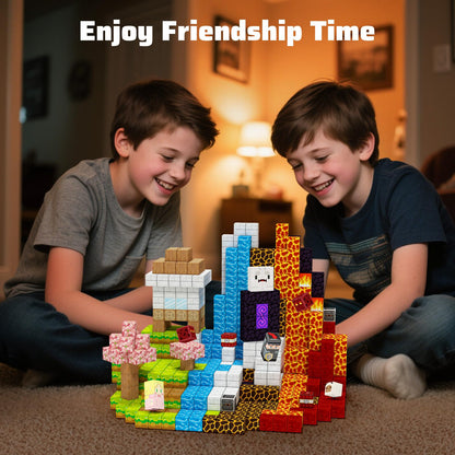 Titoclar 100PCS Magnetic Blocks- Magnetic Building Cubes, Magnet Toys for 3 4 5 6 7 8 Year Old,Children Sensroy Toys & Games, Christmas Birthday Gifts for Boys & Girls Ages 3+