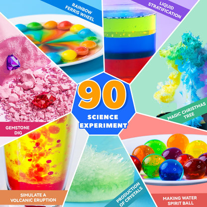 90 Lab Experiments Science Kit for Kids