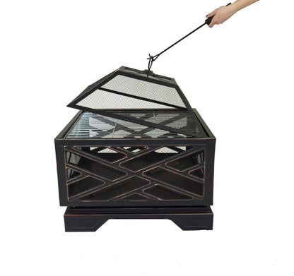 Pleasant Hearth 26-Inch Deep Wood Fire Pit