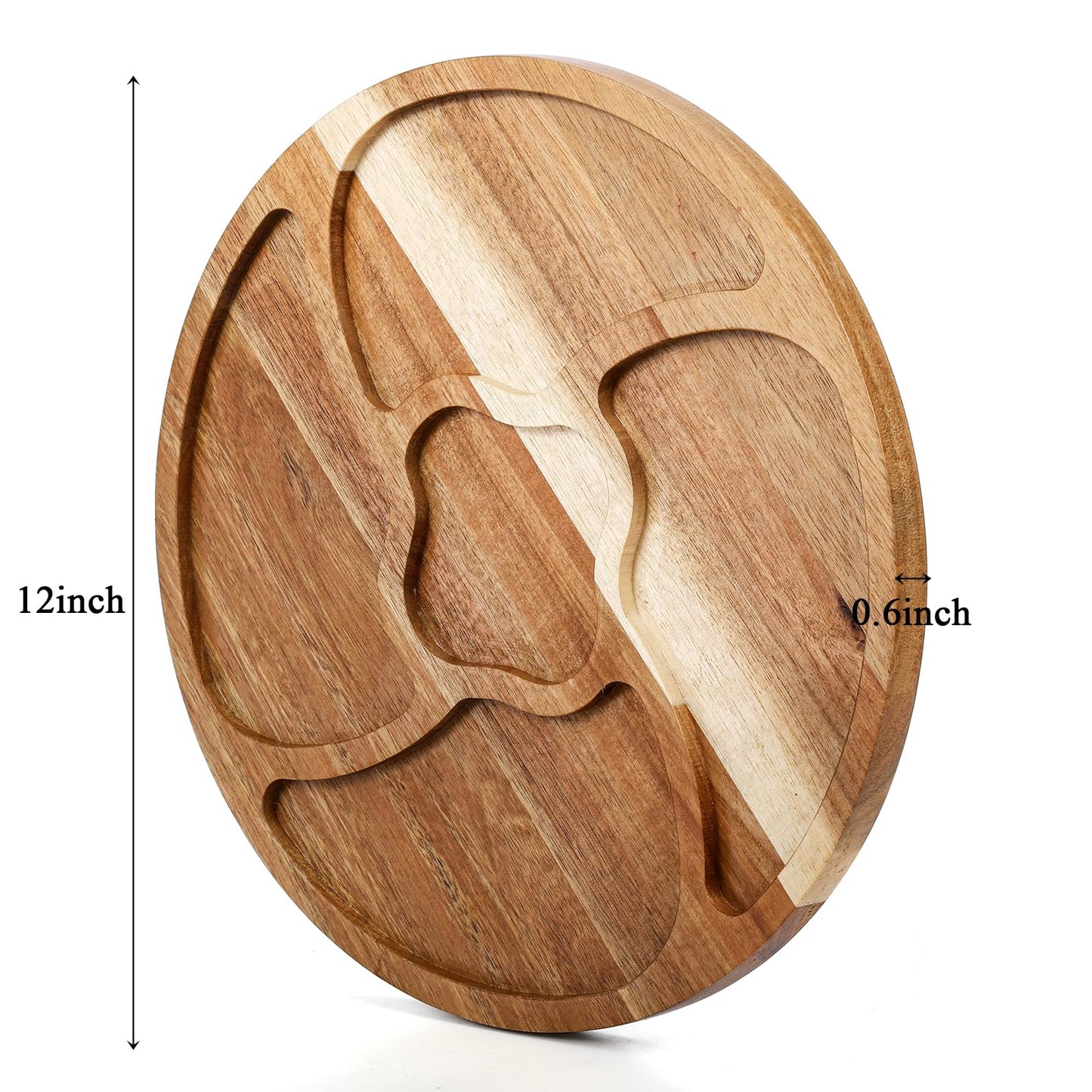 Acacia Wood Charcuterie Board Set of 2