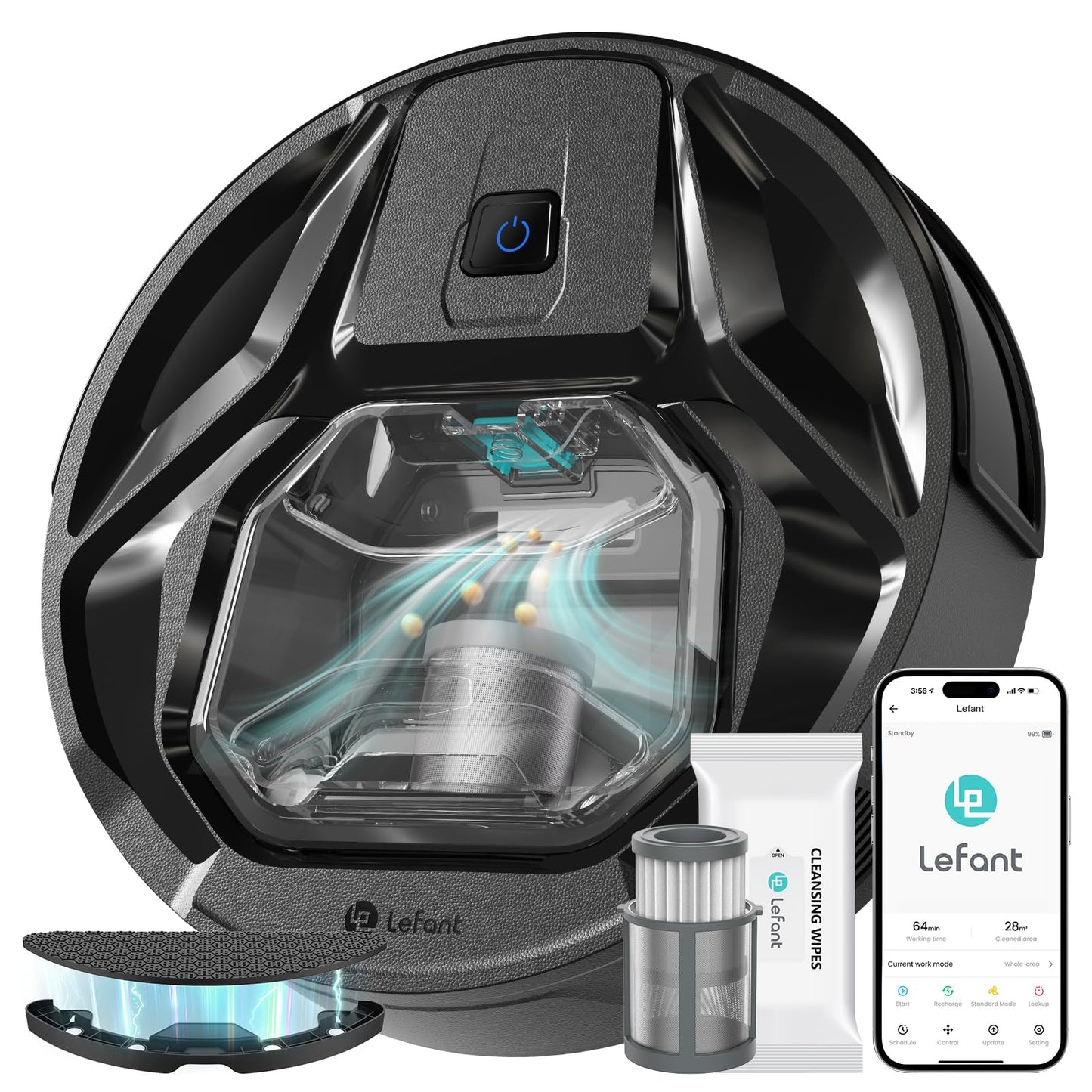 Lefant Robot Vacuum Cleaner with Alexa, 6000 Pa