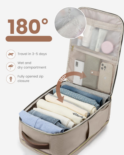 40L LOVEVOOK Travel Backpack with Packing Cubes