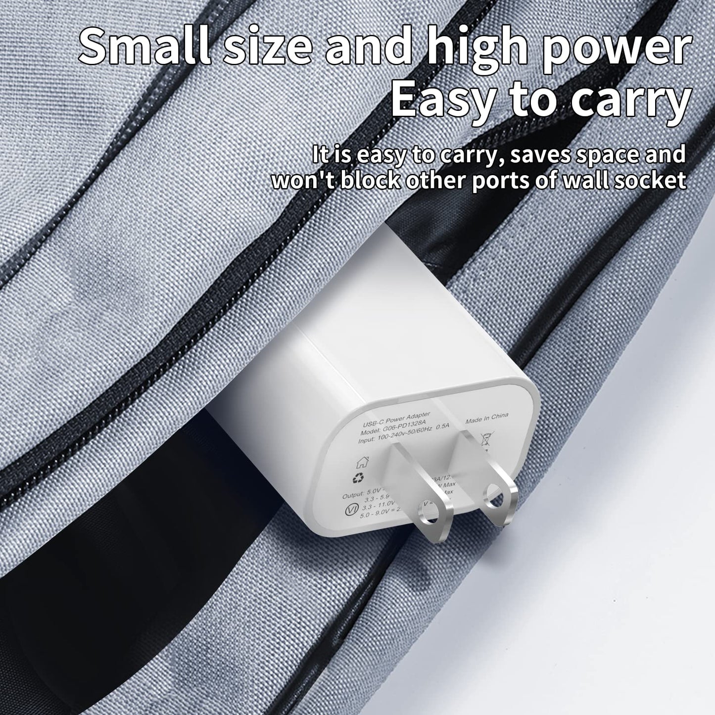 3 Pack USB C Charger Block 20W Fast Charging