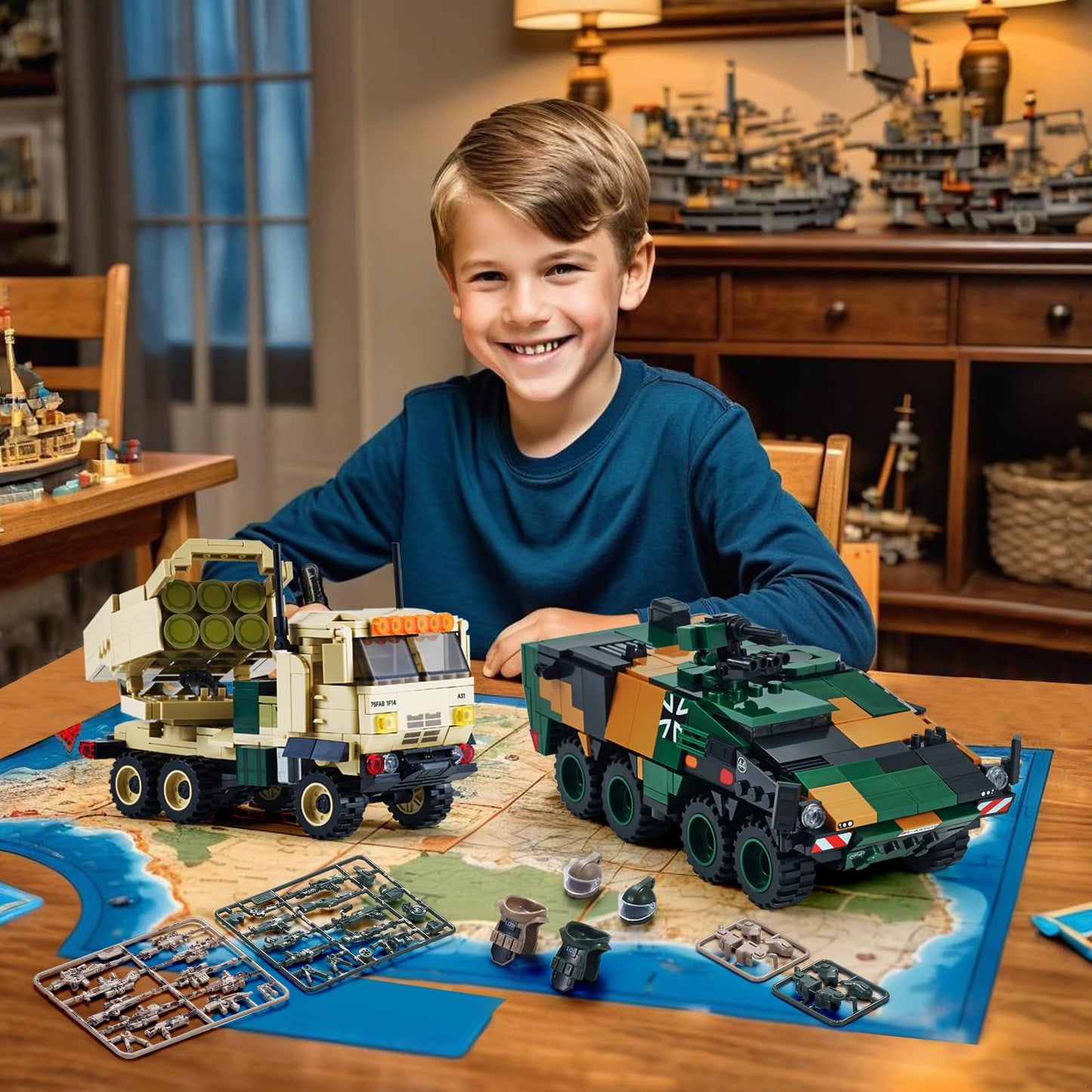 WW2 Military Building Sets for Lego Models